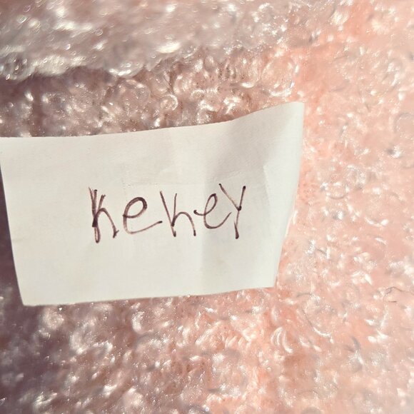 Sold -Plush Soft Pink Dusty Rose Mouse by Proud Toy Sweet Xtra Soft Shaggy Curly - Picture 5 of 12